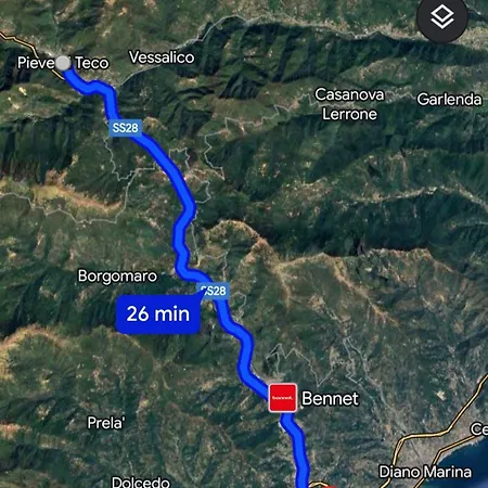 La Prebeluna Da Ceve Lägenhet Pieve di Teco
